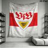 VfB Stuttgart Wall Tapestry Aesthetic Wall Hanging Printed Fabric Blanket Decorative Tapestries for Bedroom Living Room Home Decor