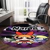 Customizable The Powerpuff Girls8 Round Non-Slip Carpet - Ideal for Garden, Picnic, Office, Perfect for Decoration, Suitable For All Seasons