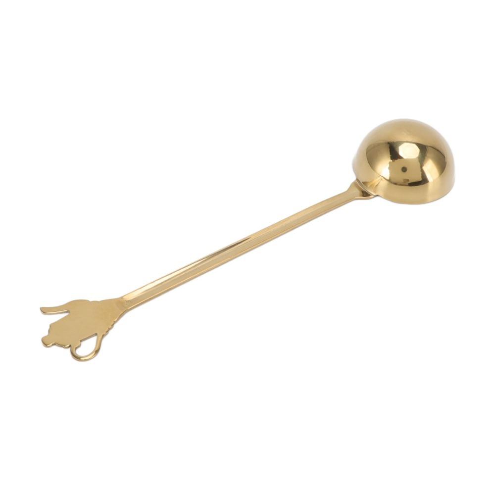 Gold Coffee Measuring Scoop Long Handle Long Handle Measuring Spoon Milk Powder
