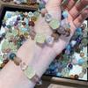 Mehrsteiniges Armband aus Naturkristallen für Damen, Perlenarmband mit mehreren Edelsteinen, Geschenk für Freunde, Geburtstagsgeschenk im neuen chinesischen Stil