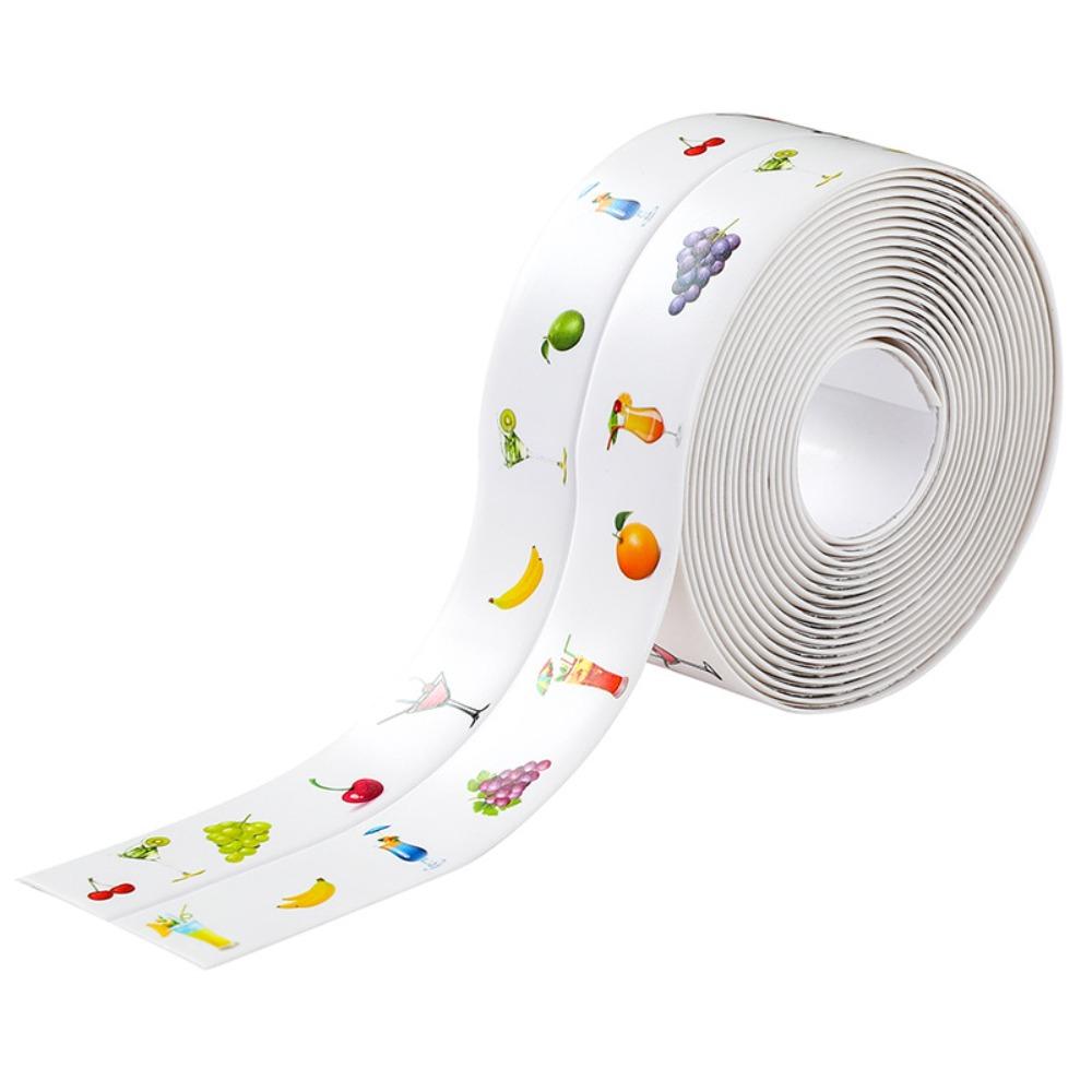 

Водонепроницаемая уплотнительная лента для раковины и ванны, самоклеящаяся наклейка на стену, лента для края раковины, ванная комната Style A