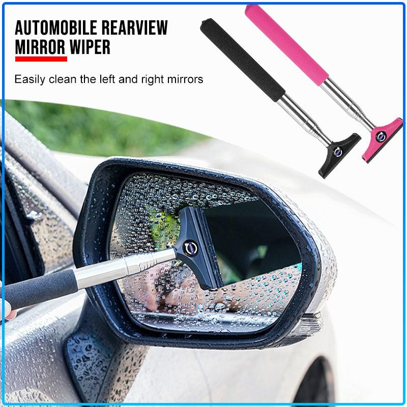 1PC Car Rearview Mirror Wiper Retractable Handheld Cleaning Brush For Volvo XC60 XC90 S60 S80 S40 V40 V60 V70 V50 XC70
