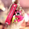 Strawberry Bear Creative Cartoon Keychain Doll Exquisite Female Couple Schoolbag Pendant Car Bag Pendant Keychain