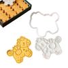 Horse-shape Cookie Cutter Cartoon Pony Cookie Mould Non-Stick 3D Printed Horse Year Baking Biscuits Molds For Dough Pastry Pie