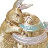 Easter Bunny Rabbit Napkin Rings Dinner Table Chic Metal Napkin Holders for Birthday Family Table Thanksgiving Hotel Decoration