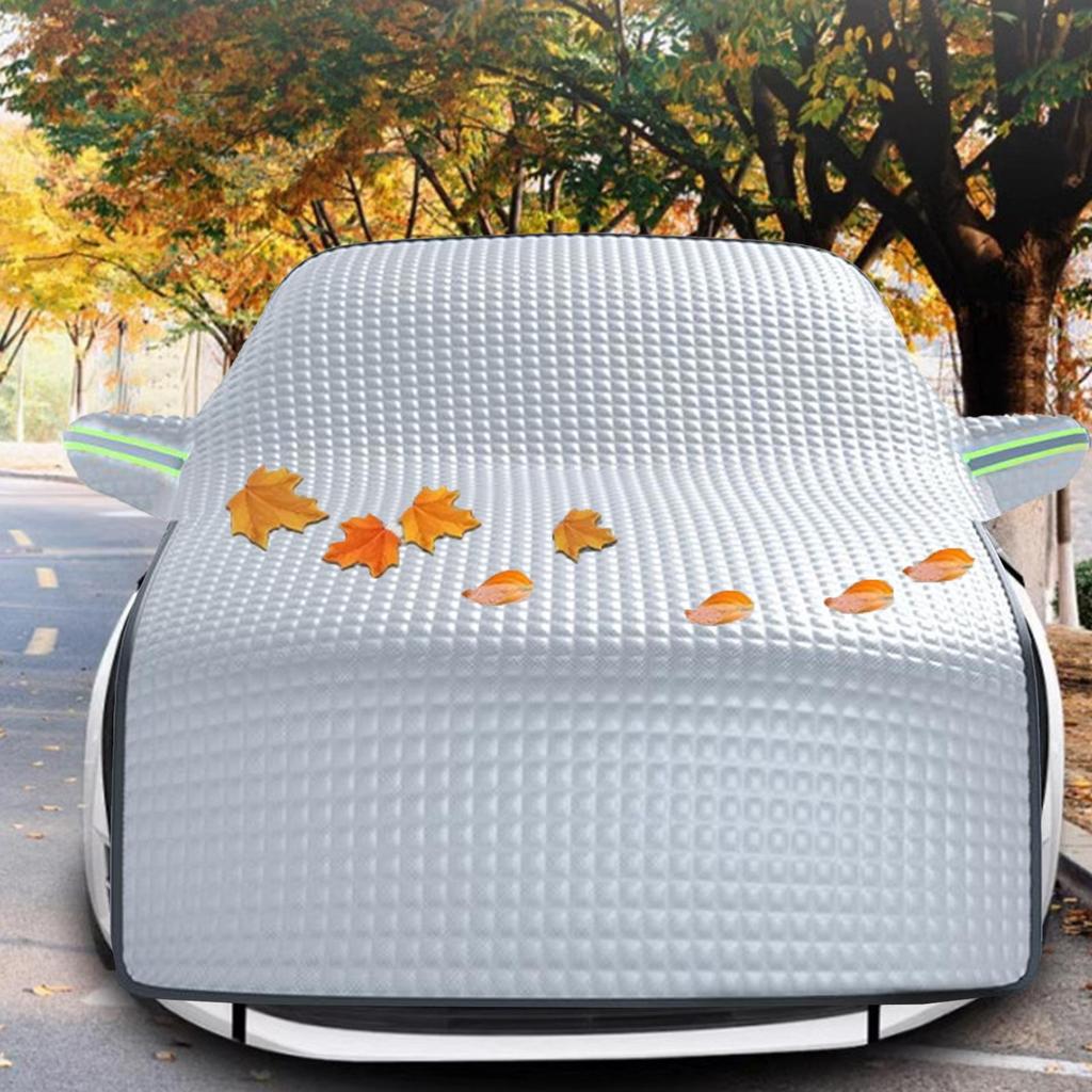 Windshield Cover for Ice and Snow Extended Anti-Frost Half Car Cover Sunshade Windshield Ice Protector Cover Car Window Sun
