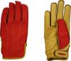 JRP Racing Motorcycle WL LBS (Japan Association) Women's Gloves, Red/Tan,