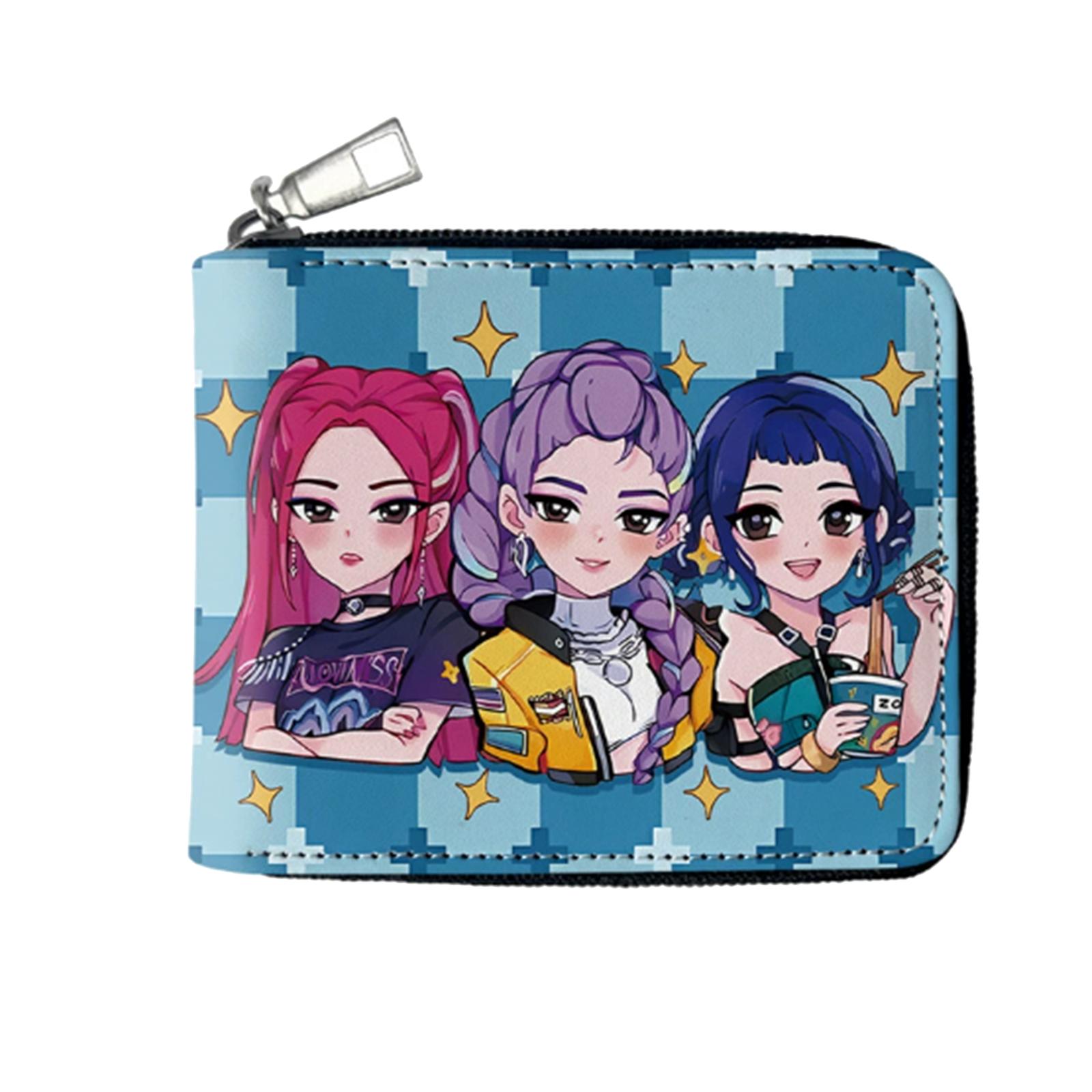 

Детский милый складной кошелек с мультяшным принтом и красочной иллюстрацией – Компактный и удобный для ношения на каждый день One Size белый