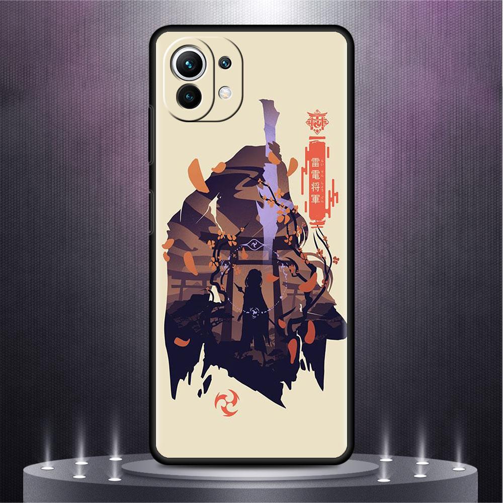 Etui do Xiaomi Mi Poco X3 X4 NFC M3 Mi 11 11T 10 T 9T 12 9 10T Lite Silikonowe etui na telefon Anime Genshin Impact Cute
