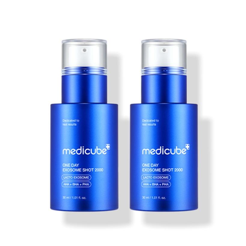 

MEDICUBE Zero One Day Exosome Shot Pore Ampoule 2000 / 7500 / 25000 Intensive Pore Repair 1+1 Set 2000 shot 1+1