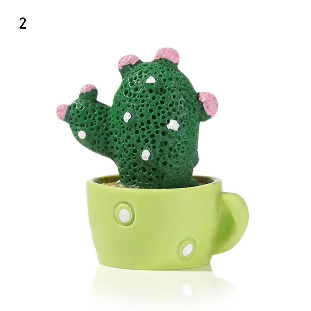 Garden Decoration Crafts Dollhouse Supplies Micro Landscape Figurine Micro Ornaments Cactus Miniatures Cactus Flower Figurines