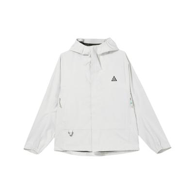 Windproof Water-Repellent Lightweight Hooded Long Sleeve Jacket Women Jackets White DV9523121