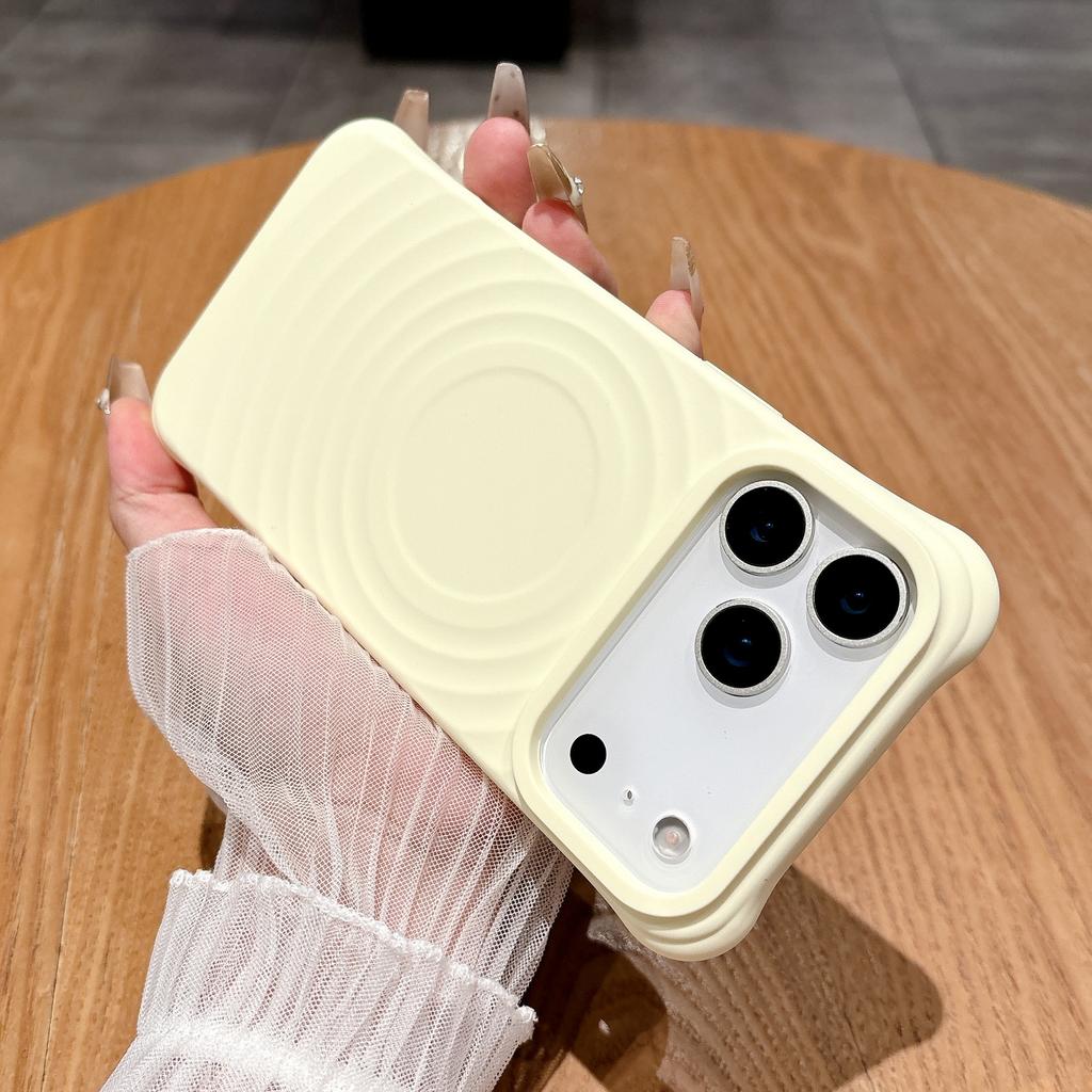 Boyang Magnetic Suction Case Suitable for IPhone17 Mobile Phone Case Liquid Silicone Apple 16 Large Hole 15 ProMax Protective Case