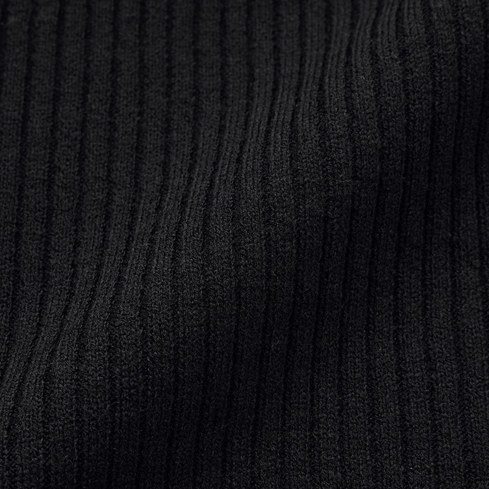 Gu Multi Way Rib Knit Dress  Long Sleeves