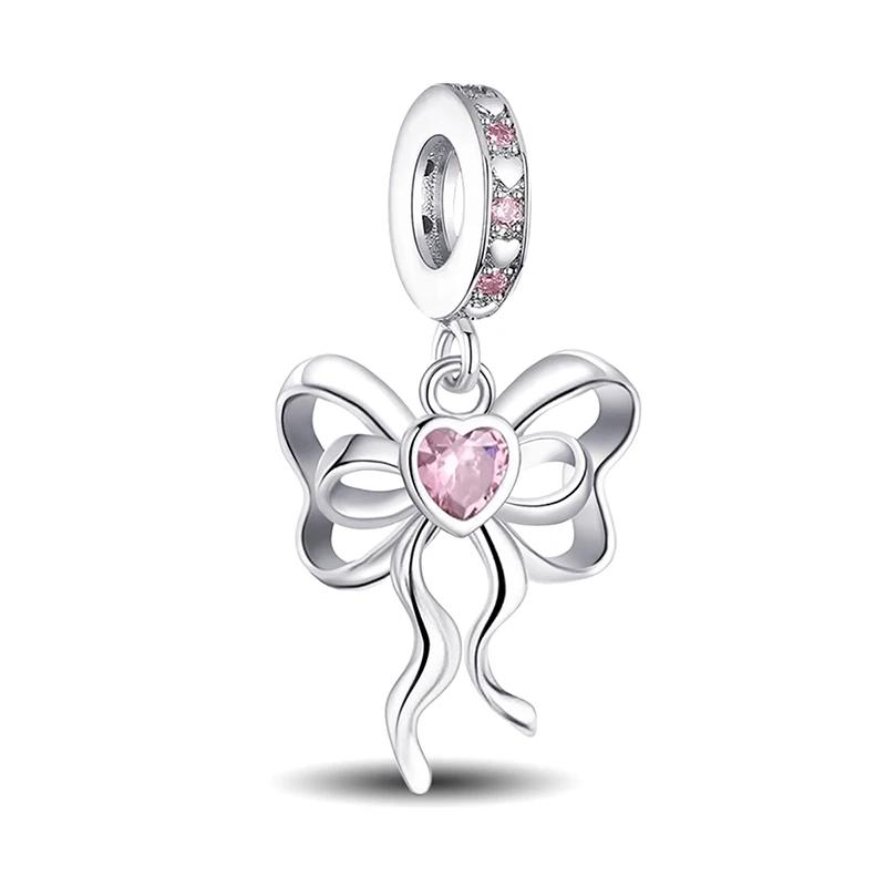 

Copper Bowknot Warm Bell Christmas Eve Festival Gift Charm Bead Fit Diy Bracelet Bangle Of High Quality Jewelry