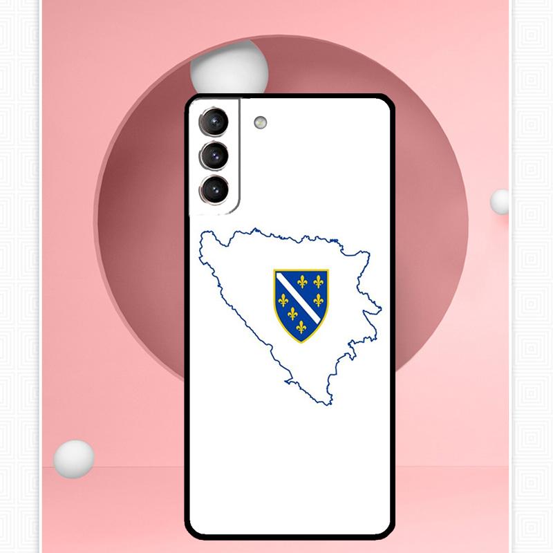 Bosnia Flag Case For Samsung Galaxy S25 Ultra S20 S21 S22 S23 S24 Ultra S9 S10 Plus S25 FE Cover Funda