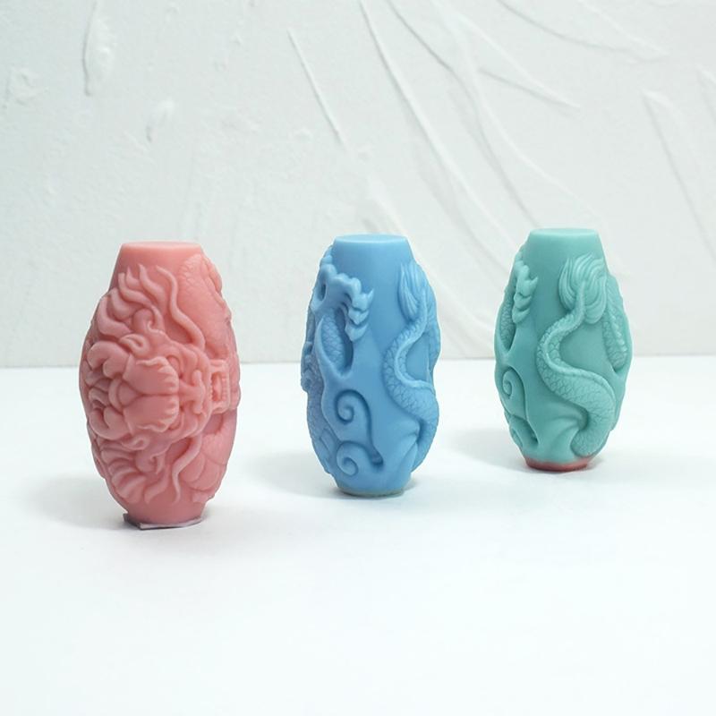 Gypsum Statue Mould Flexible Silicone Mould for Candle and Soap Making Embossed Aromatherapy Mold Jewelry Making Tool
