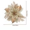 Artificial Flowers Christmas Decor Xmas Tree Ornaments For Home Decor Fake Flower Navidad New Year  Party Supplies