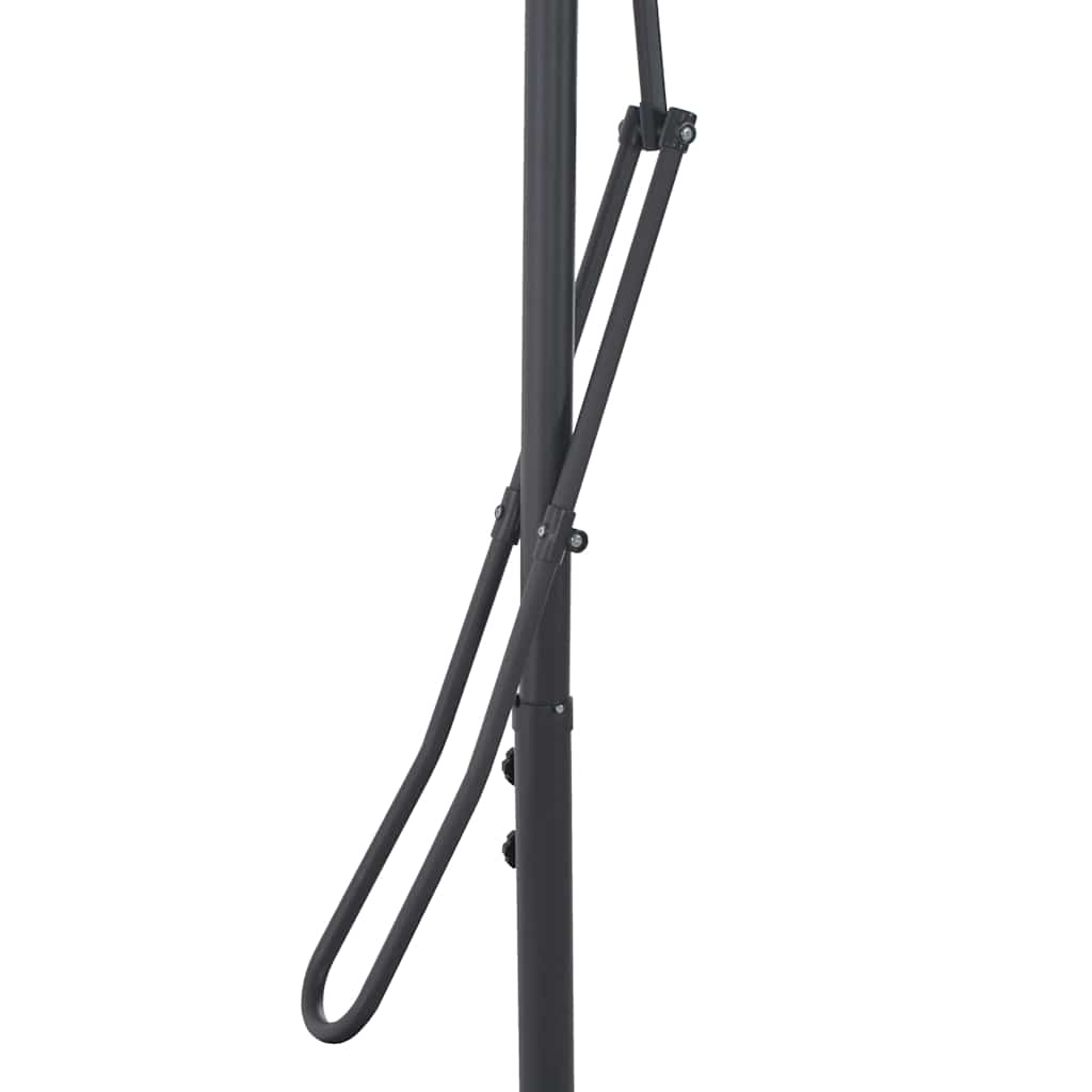 Patio Umbrella with Steel Pole 250x250x230 Cm Burgundy Red