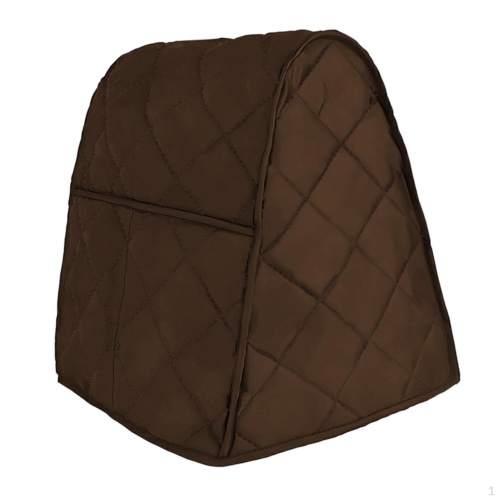 

Чехол для кухонного комбайна, кухонный аксессуар с карманом для хранения, из устойчивого к царапинам полиэстера понжи кофейный