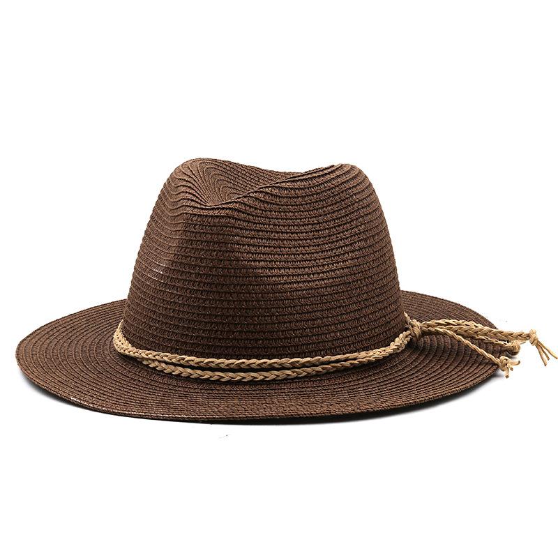 eBay straw hat top hat women's outdoor beach sunscreen sunshade jazz hat
