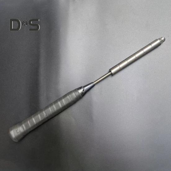 Badmintonschläger-Trainingsgerät, rutschfester Griff, realistisches Design, Edelstahlkonstruktion, Badminton-Schwungtrainer