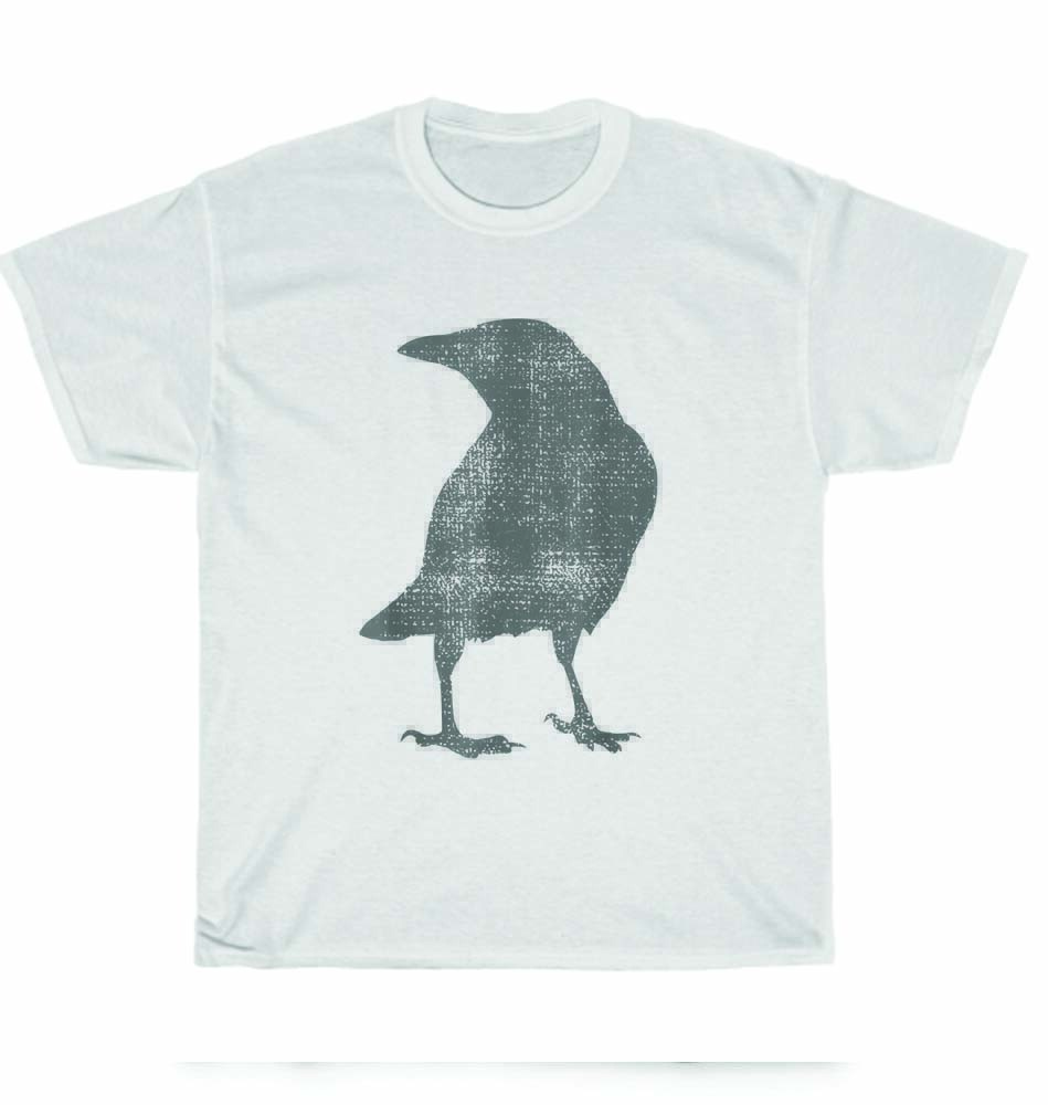 

Винтажная Футболка для Любителя Птиц Ворон Черный Дрозд Ворон Забавная Футболка Унисекс Подарок S-5XL НОВИНКА 4XL