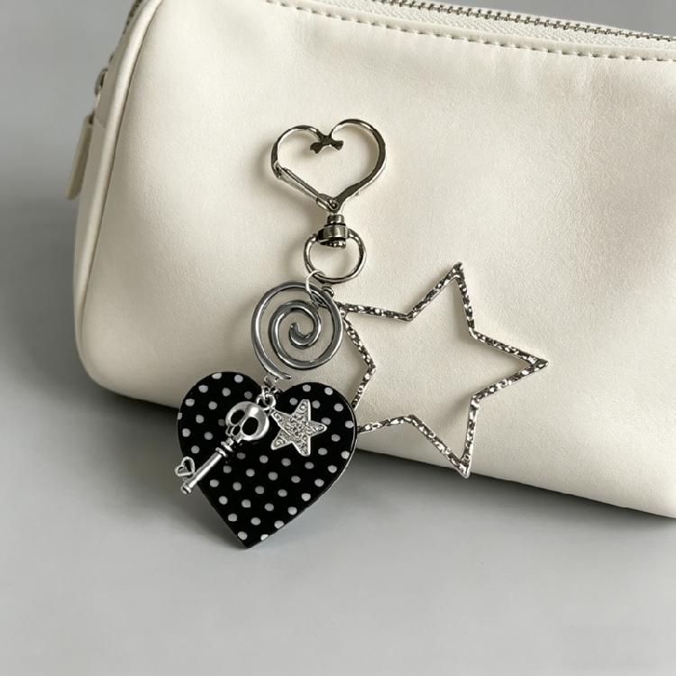 Trendy Dot Star Music Note Keychain For Bag Accessories