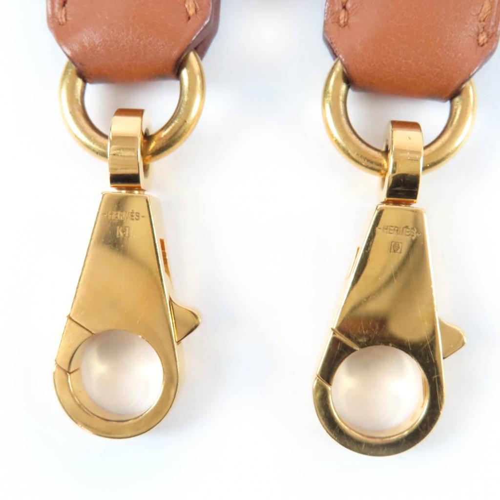 Great HERMES Shoulder strap Bandouliere Sangle Caval 2"" multicolor leather Used