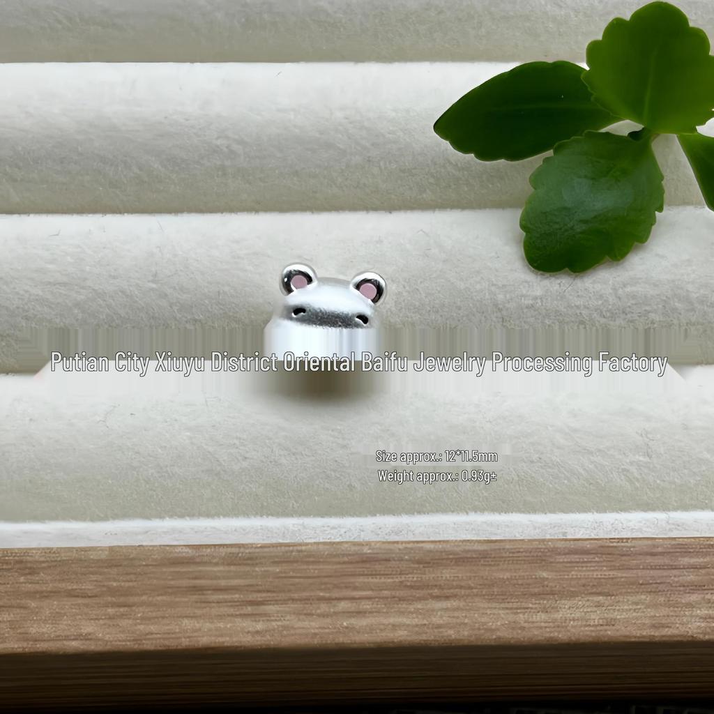 Sterling Silver Enamel Color DIY Accessories: Fu Character, Kitty Cat, My Melody, Winnie the Pooh, Miffy Rabbit
