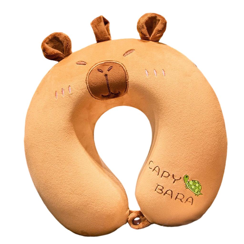 Cartoon Animal Neck Pillow Cute Travel Neck Support for Kids Cartoon Animal Memory Foam Travel Pillow Cushion