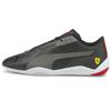 Scuderia Ferrari R-Cat Machina Comfortable Synthetic Leather Lightweight Low-Top Training Running Shoes Unisex Sneakers Black White Red 306865-01