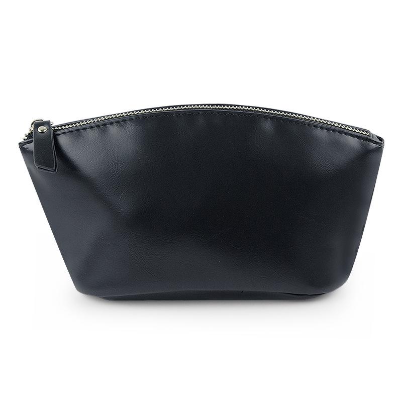 

Retro PU Leather Makeup Bag - Large Capacity European & American Style, Multi-Functional Travel Portable Wash Bag