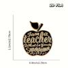 2D Flat 4 Pack Teacher Apple Brooch Oil Drip Brooch Brooch Clothing Accessories Buckle Pin Japanese Acrylic Brooch 