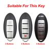 Car Remote Key Shell Case Cover for NISSAN Maxima Altima Versa Sentra Sunny Sylphy Teana Qashqai X-Trail T32 T31 Juke J10 J11