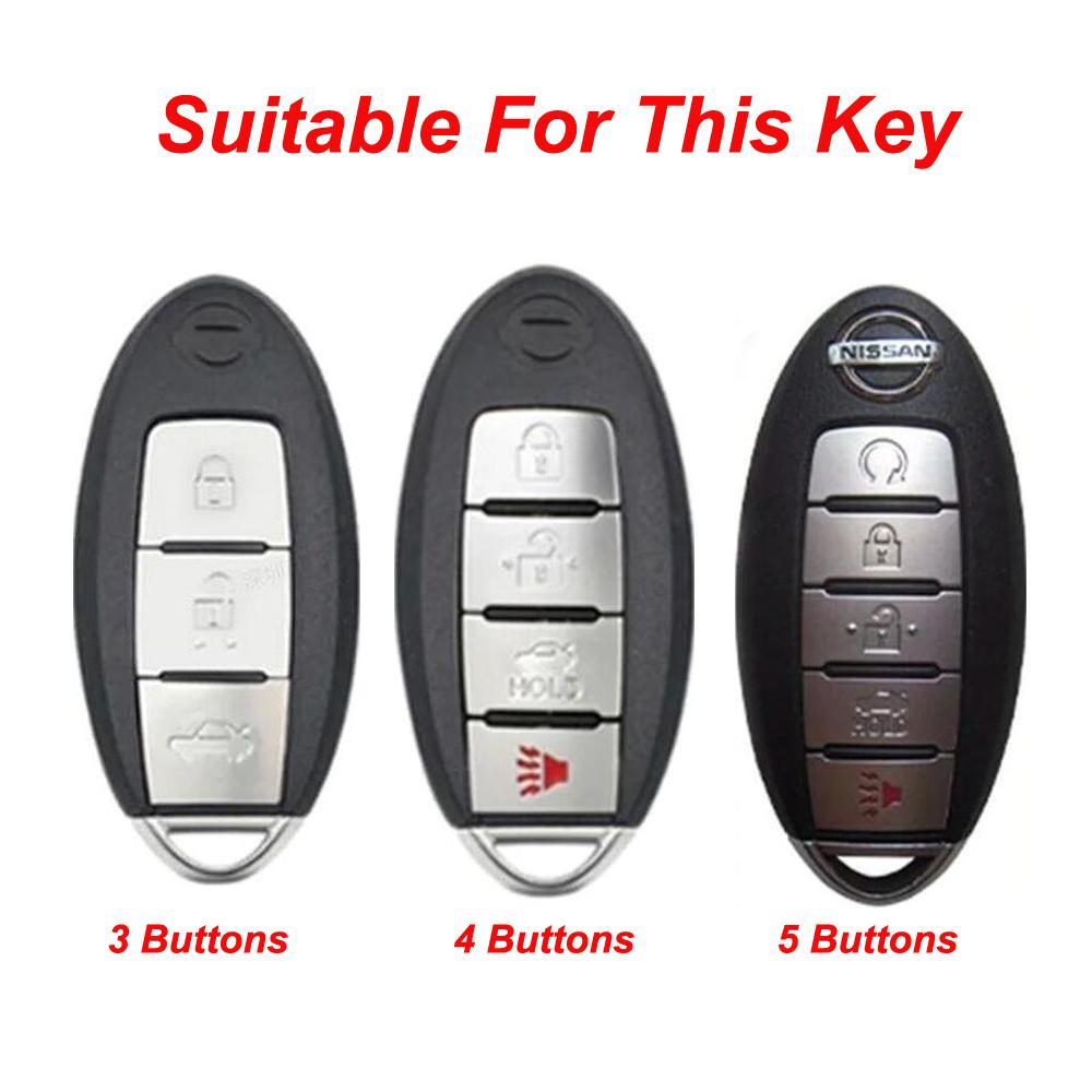 Car Remote Key Shell Case Cover for NISSAN Maxima Altima Versa Sentra Sunny Sylphy Teana Qashqai X-Trail T32 T31 Juke J10 J11