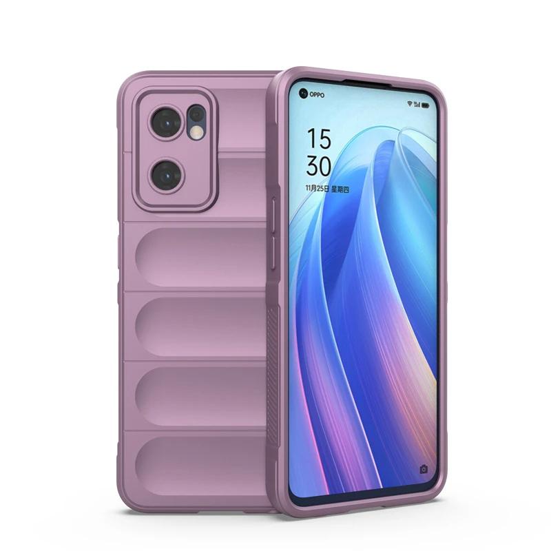 

Чехол для OPPO Reno7 Reno 7 Pro 5g Global Back Cover Phone Case Liquid Silicone Anti Fall Shockproof Armor Cases Funda Coque For Reno 7 Pro светло-фиолетовый
