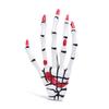 1Pc Punk Gothic Halloween Zombie Skull Skeleton Hand Bone Claw Hairpin Hair Clips