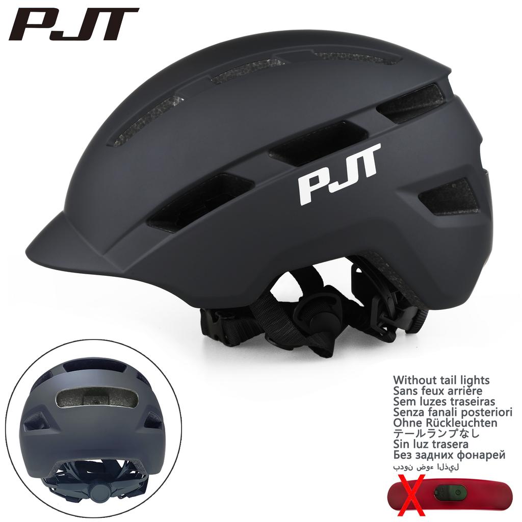 Pjt Cycling Helmet In-Mold Road Usb Rechargeable Tail Light/Helmets Bag For Your Choice Bicycle Helmet Safe Hat Mtb Bike Helmet