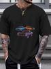 T-shirt Grafica Auto Americane Muscle Classiche