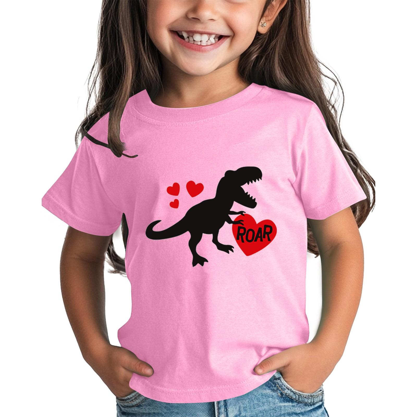 Toddler Girl Boy Valentines Day Shirt Cute Love Heart T-Shirts Kids Valentine s Day Shirts 120