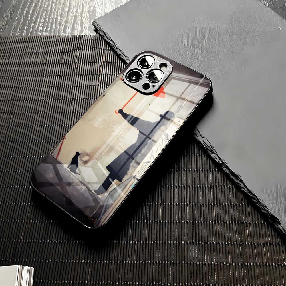 Street Art Banksy Graffiti Phone Case For Iphone 16 15 13 Super Discount 12 14 11 Pro Max Mini X Xr Xs 8 7 Puls 6 Glass Funda Co