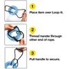 5/1PC Storage Straps Heavy-Duty Hook and Loop Cord Carrying Strap Hanger Cable Organizer with Handle for Pool Hoses Garden Hoses