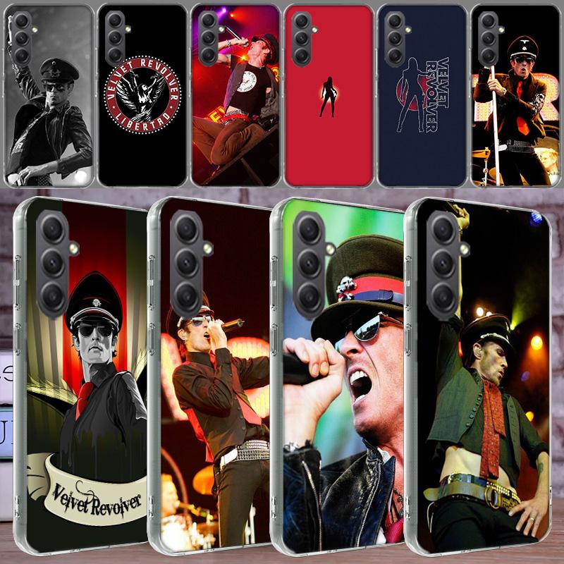 Velvet Revolver Phone Case for Samsung A16 A26 A36 A56 A17 A37 A57 A07 A06 A02S A03 A04S A05S Galaxy Note 20 10 A50S A71 A51 A31