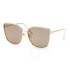 Chopard Brown Butterfly Ladies Sunglasses Schg67m 300x 63