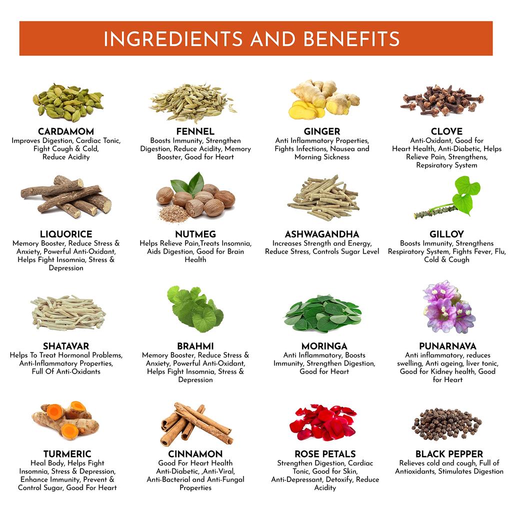Satv Niramaya Herbal Tea Masala I For Aromatic & Flavourful Tea I 16 Herbs I Boost Immunity, Helps in Relaxation, Improve Digestion. Detoxif