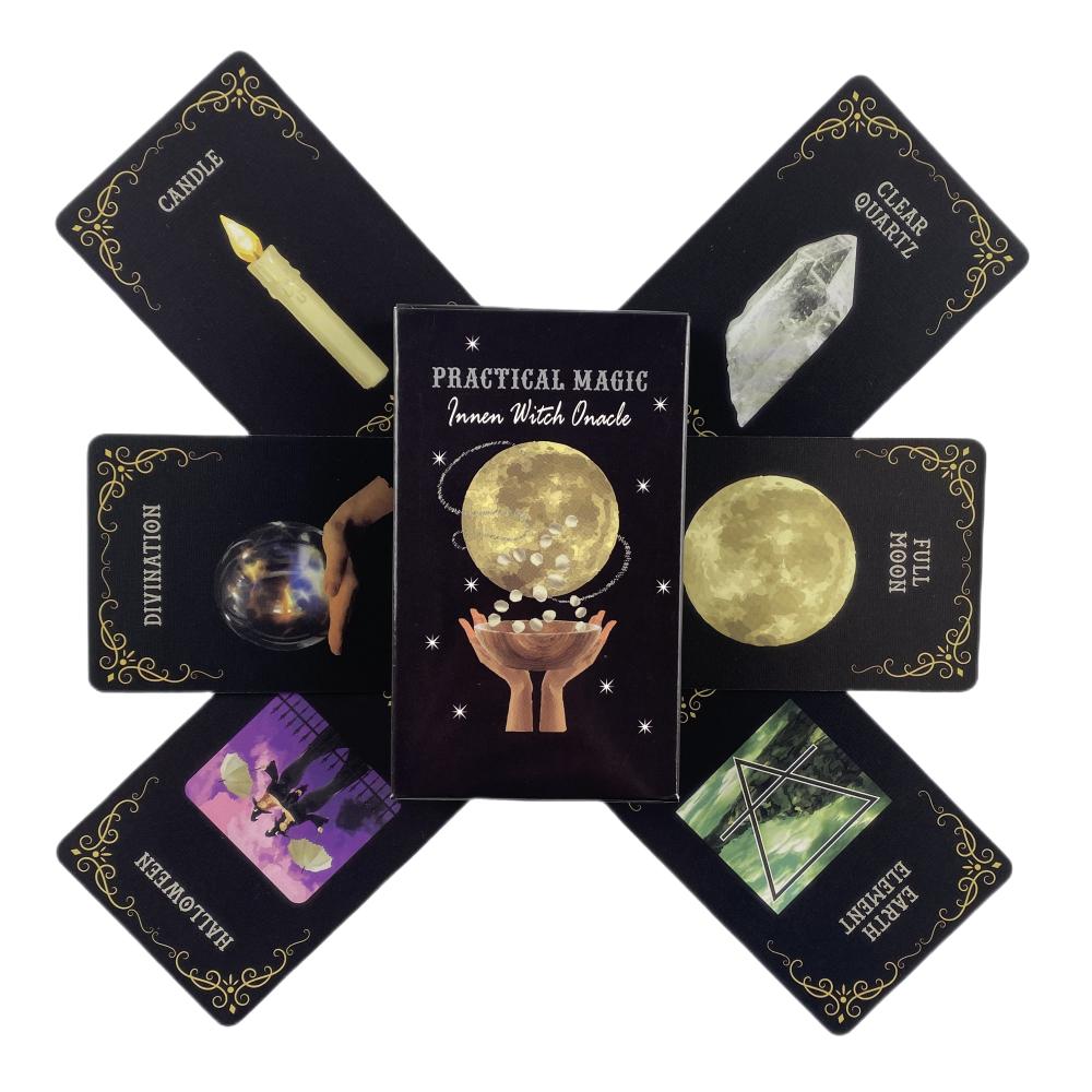 Practical Magic Innen Witch Oracle Cards Divination Deck English Vision Edition Tarot Board Playing Game For Party