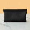 Self-closing First-layer PU Leather Long Wallet Passport Driver's License Document Holder Data Cable Cosmetic Bag