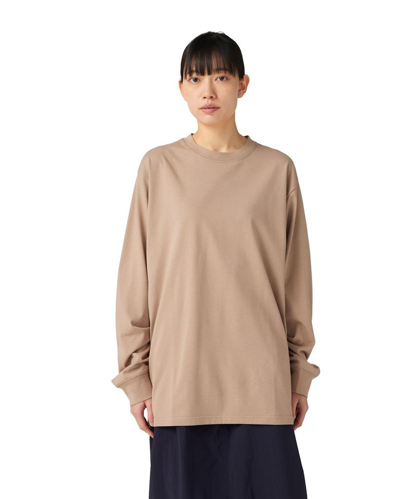 Snow Peak Typography Short and Medium L/S T-Shirt TS-25AU007, Sleeve, Men's Women's, Beige,