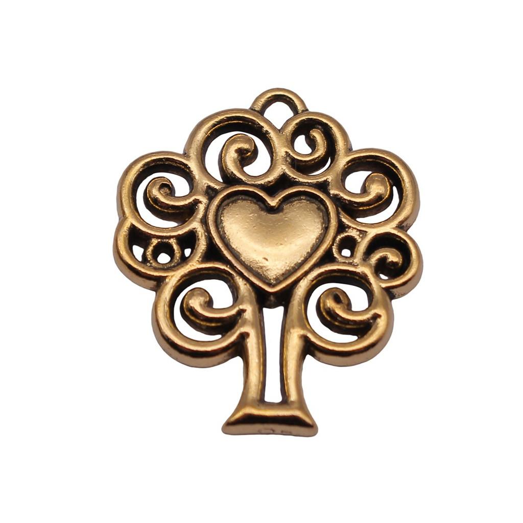 Tree Of Life Charms Antique Round Pendants For Spiritual DIY Jewelry